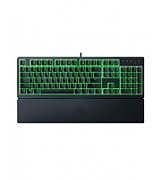Tastatura Razer Ornata V3 X - Low Profile Gaming Keyboard - US Layout  TECH SPECS SWITCH TYPE Razer™ Membrane Switch APPROXIMATE SIZES Full Size LIGHTING Single Zone Razer Chroma™ RGB Lighting WRIST REST Yes ONBOARD MEMORY None MEDIA KEYS None PASSTHROUGH None CONNECTIVITY Wired - Attached KEYCAPS
