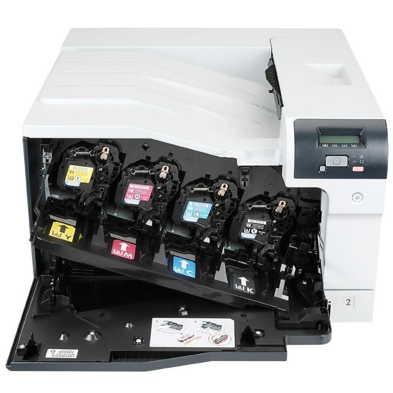 Imprimanta laser color HP CP5225n, A3, USB 2.0, Wi-Fi, 20ppm negru, 20 ppm color