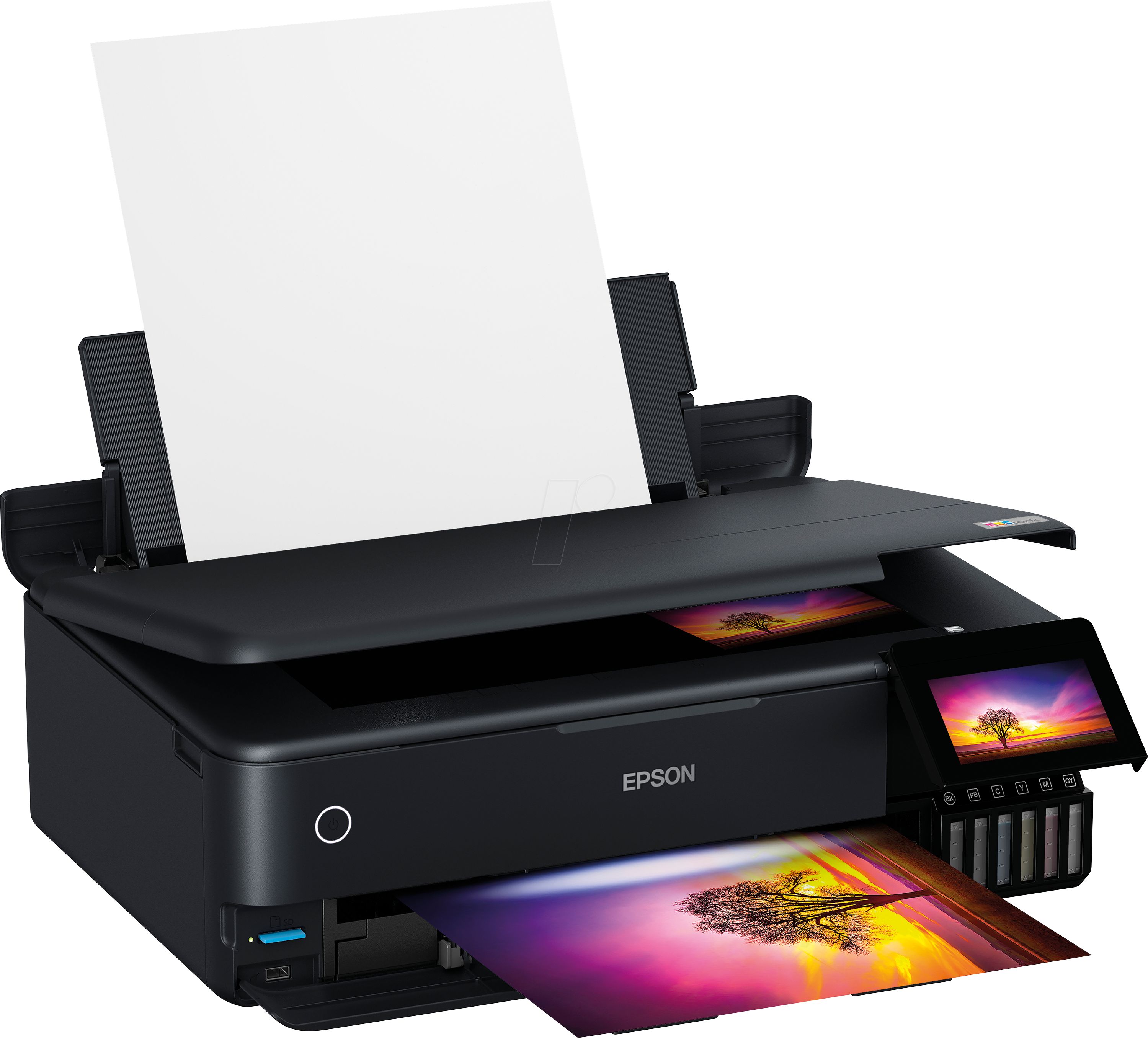 Imprimanta inkjet color Epson ET-8550, A3, duplex, USB 2.0, Wi-Fi, 32 ppm negru, 32 ppm color