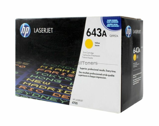 Cartus toner HP Q5952A ,Galben ,10 000 pagini ,Original (643A)