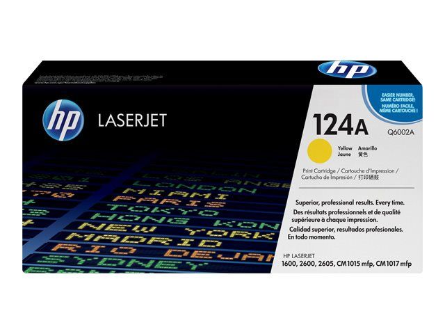 Cartus toner HP Q6002A ,Galben ,2000 pagini ,Original (124A)