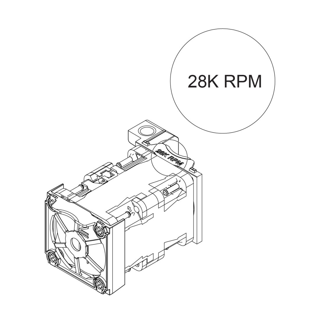 ThinkSystem 1U Performance Fan Option Kit