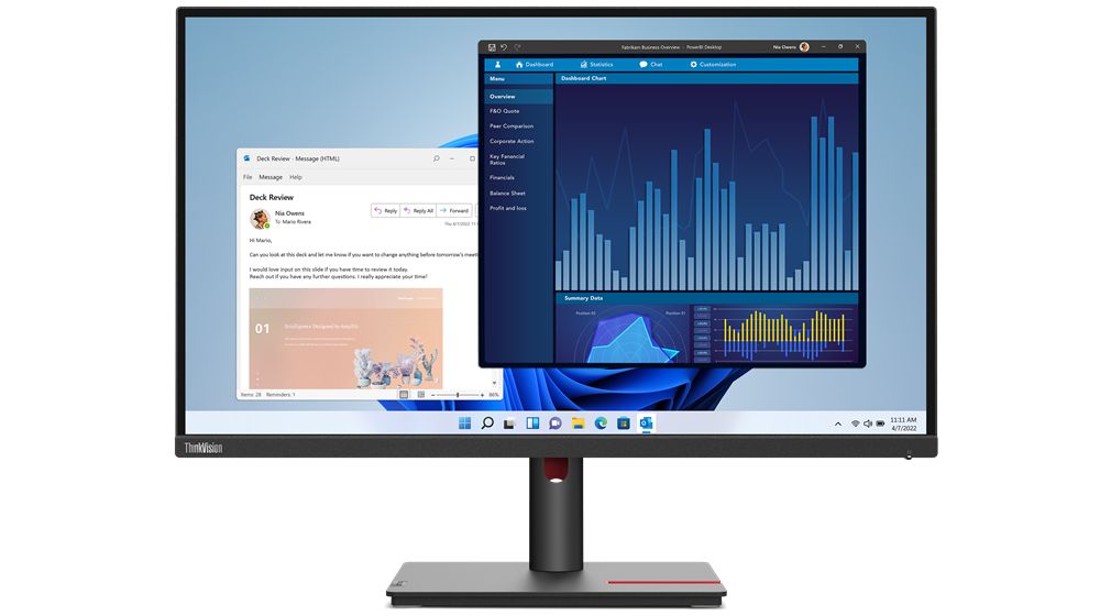 Monitor 27 inch LED Lenovo T27h-30 2560 x 1440 pixeli, 60 Hz, 4 ms, Negru