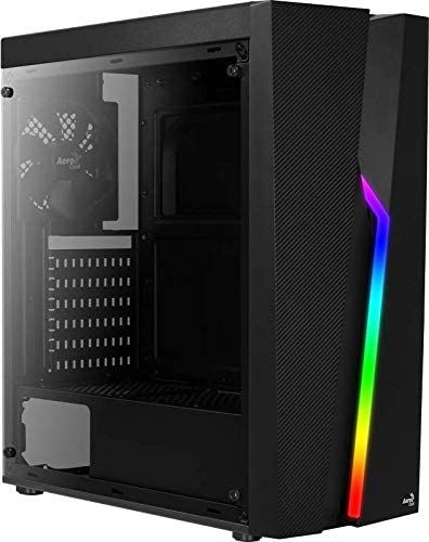 Carcasa Aerocool Bolt neagra, SPCC Steel ATX Mid Tower, fara sursa (tip ATX, montata jos), interior vopsit negru, 2x3.5  (intern), 2x2.5  (intern), fata – 3x 120mm fans (optional), spate – 1x 120mm fan (inclus), tavan – 2x 120mm fans (optional), podea – 2x 120mm fans (optional), design premium cu