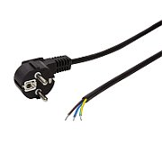 CABLU alimentare LOGILINK 1.8m, intrare Schuko, iesire fire fara conector 3 x 0.75mm2, 10A / 2500W, 1.5m, black,  CP135  (include TV 0.18lei)