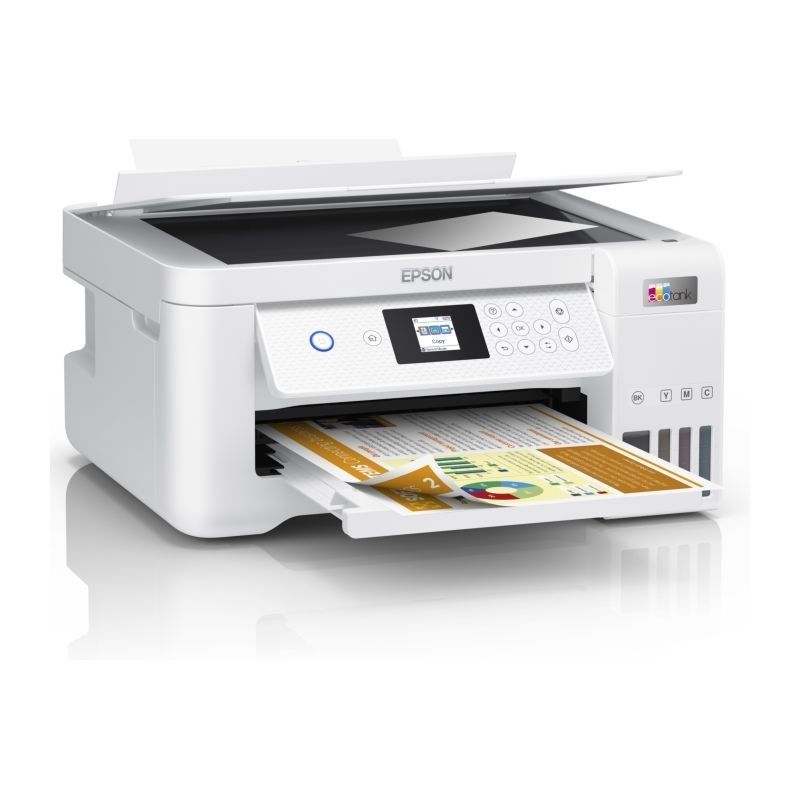 Imprimanta inkjet color Epson ET-2856, A4, duplex, USB 2.0, Wi-Fi, 11 ppm negru, 5 ppm color