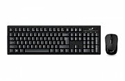 KIT wireless GENIUS, tastatura wireless 104 taste (slim) + mouse wireless 1000dpi, 3 butoane, black, „KM-8101 , SmartGenius app „31340014400