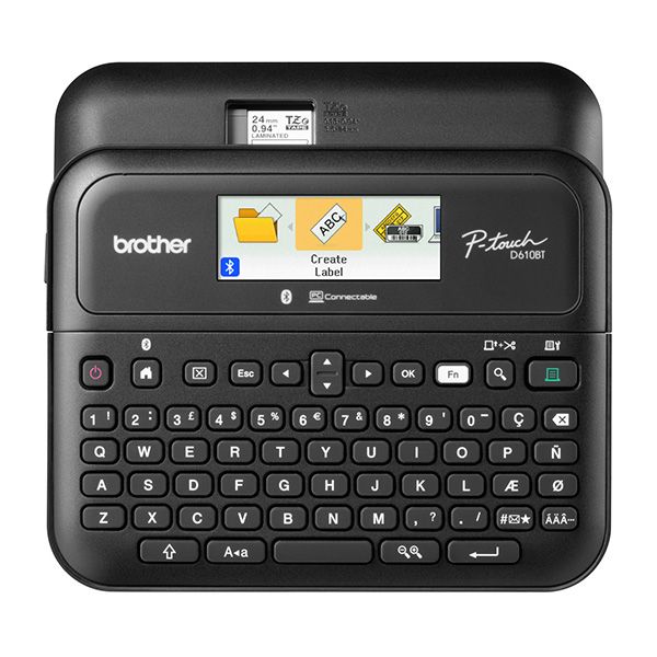 Imprimanta etichete termica monocrom Brother PT-D610BTVP, etichete 24 mm, 30 mm/sec