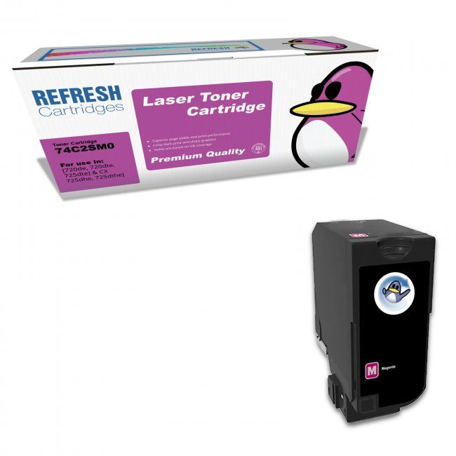 Cartus toner Lexmark 74C2SM0 ,Magenta ,7 000 pagini ,Original (74C2SM0)