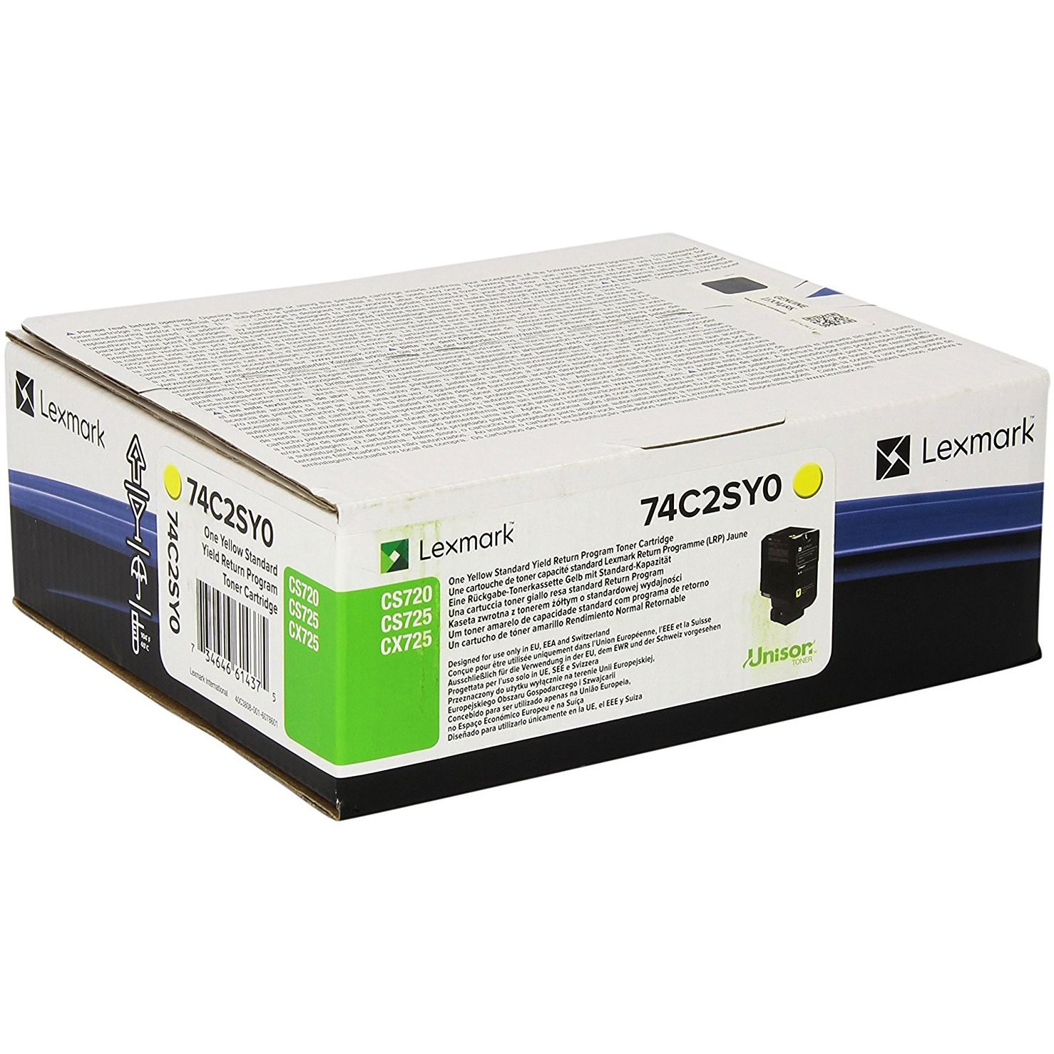 Cartus toner Lexmark 74C2SY0 ,Galben ,7000 pagini ,Original (74C2SY0)