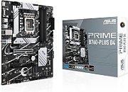 Placa de baza ASUS PRIME B760-PLUS D4, socket 1700, 4x DDR4 UDIMM, 4x SATA, 3x NVMe, 11x USB-A, 2x USB-C, ATX