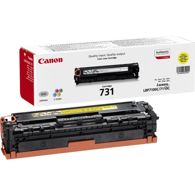 Cartus toner Canon 6269B002AA ,Galben ,1500 Pagini ,Original (CRG731Y)