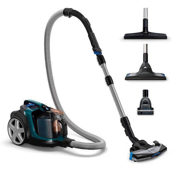 Aspirator fara sac Philips PowerPro Expert FC9744/09, 900 W, TriActive+, Eficienta energetica A+, Tub Telescopic, Verde
