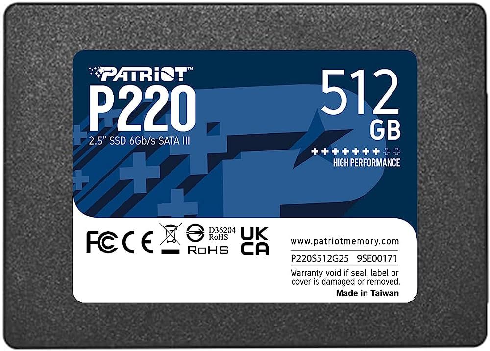 SSD PATRIOT P220 512 GB SATA3 2.5 inch