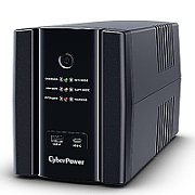 UPS Cyber Power UT1500EG, 1500 VA, 900 W, cu management, line-interactive, 4x Schuko, 1x RJ45, 1x USB, 12V 7.5Ah LED, Tower, Negru