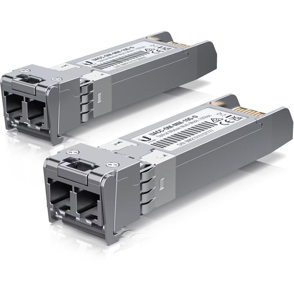 Ubiquiti SFP+ Optical Module 10 Gbps Multi-Mode, 2-Pack