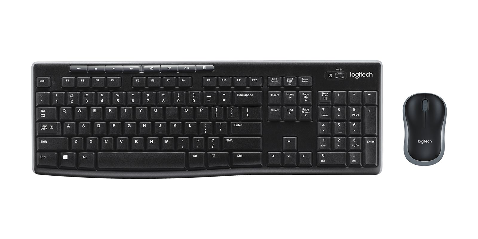 Logitech Desktop MK270 Wireless [UK] black