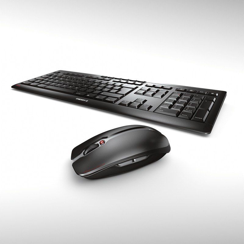 Cherry Desktop STREAM [FR] Wireless black franz. Layout