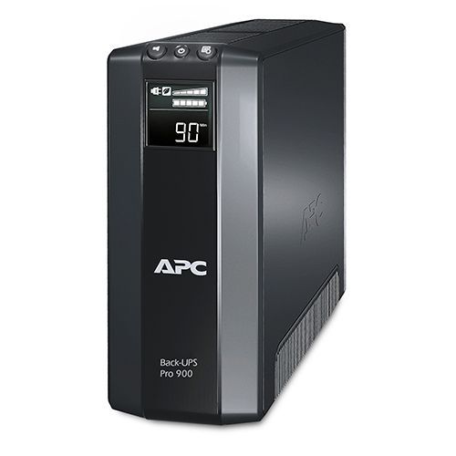 UPS APC BR900G-GR, 900 VA, 540 W, line-interactive, 5x Schuko, 24V 7Ah Baterie cu plăci de plumb şi acid, LCD, Tower, Negru