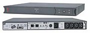 UPS APC SC450RMI1U, 450 VA, 280 W, line-interactive, 4x C13, 1x C14, 1x RJ45, 12V 9Ah Baterie cu plăci de plumb şi acid, LED, Rack 1U, Gri