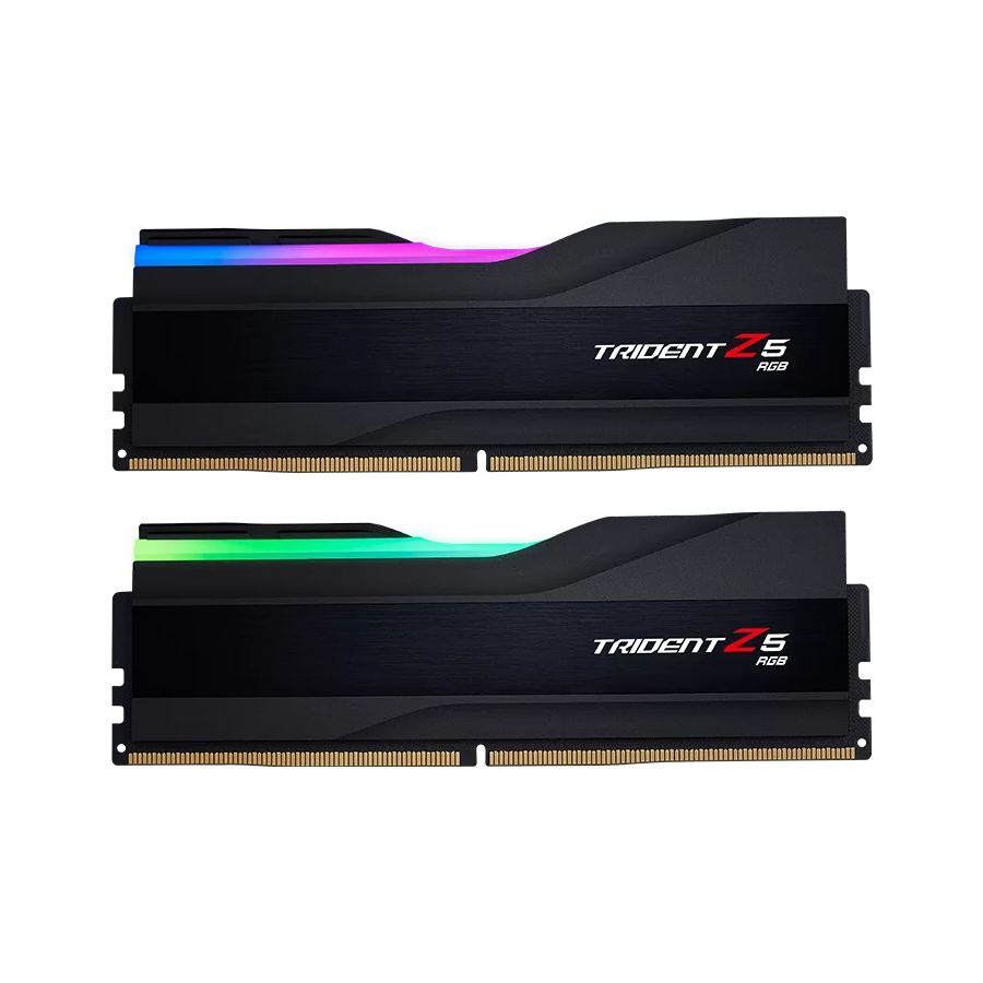 Memorie G.Skill Trident Z5 64 GB DDR5 6400 MHz CL32, kit 2 x 32 GB, XMP 3.0, Negru, RGB