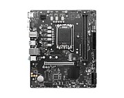 Placa de baza MSI PRO H610M-E DDR4, socket 1700, 2x DDR4 UDIMM, 4x SATA, 1x NVMe, 12x USB-A, mATX