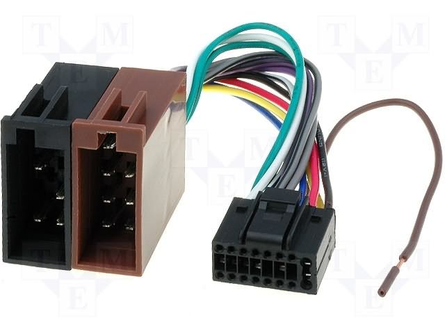 ISO adapter for Kenwood 16 pins
Packaging: bulk 1 set.