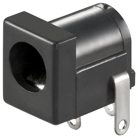 Female DC socket mountable on 5.5x2.1mm wiring
Packaging: bulk 1 pc.