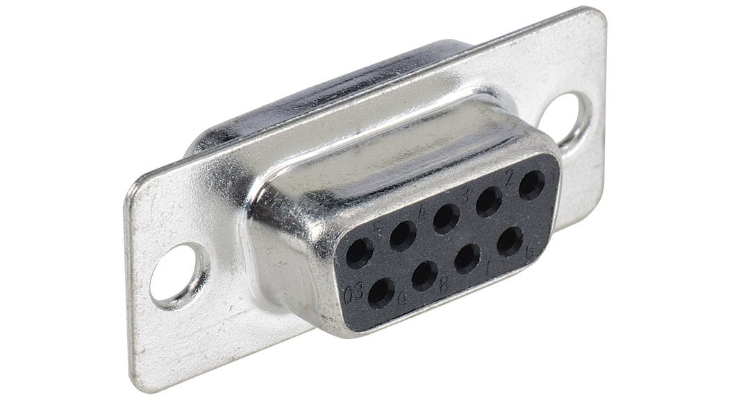 9 pin female D-SUB socket
Packaging: bulk 1 pc.