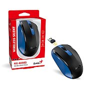 MOUSE Genius,  NX-8008S , PC sau NB, wireless, 2.4GHz, optic, 1200 dpi, butoane/scroll 3/1, , albastru,  31030028402  (include TV 0.18lei)