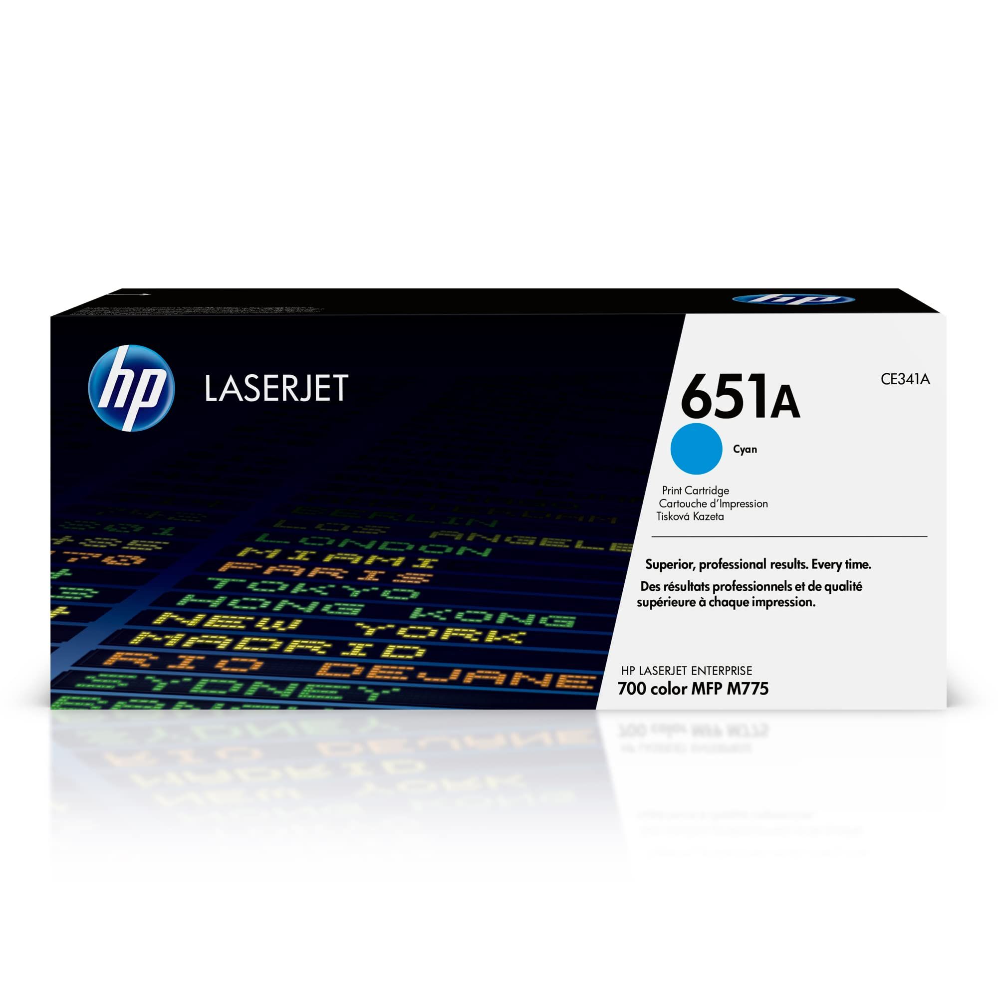 Cartus toner HP CE341A ,Albastru ,16 000 pagini ,Original (651a)