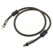 CABLU video SPACER, HDMI (T) la HDMI (T), 10m, conectori auriti, rezolutie maxima 4K (3840 x 2160) la 30 Hz, negru, include TV 0.8lei, SPC-HDMI4-10m