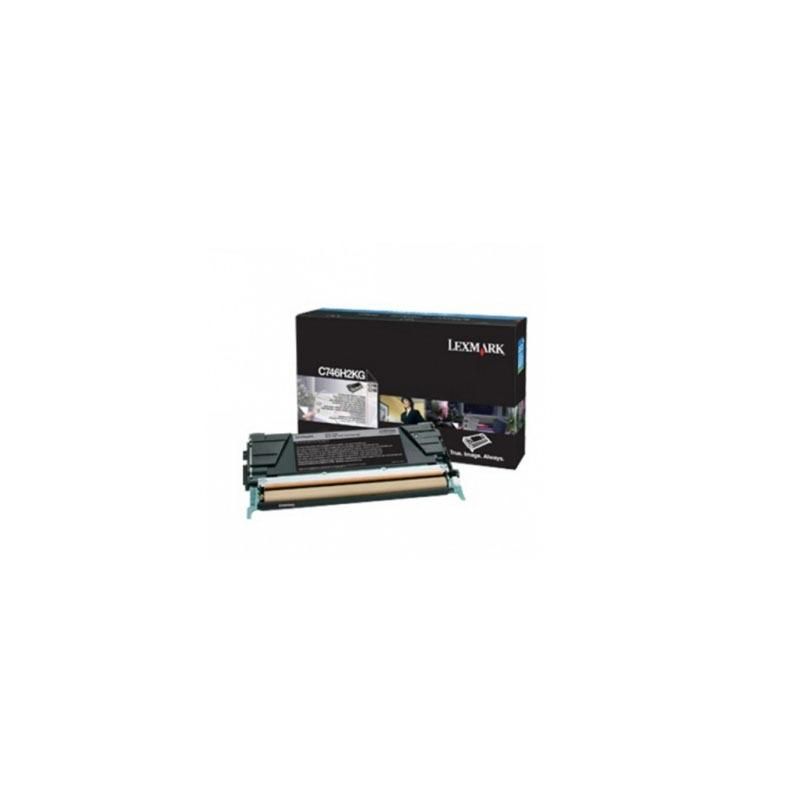 Cartus toner Lexmark C746H3KG ,Negru ,12 000 pagini ,Original (C746H3KG)