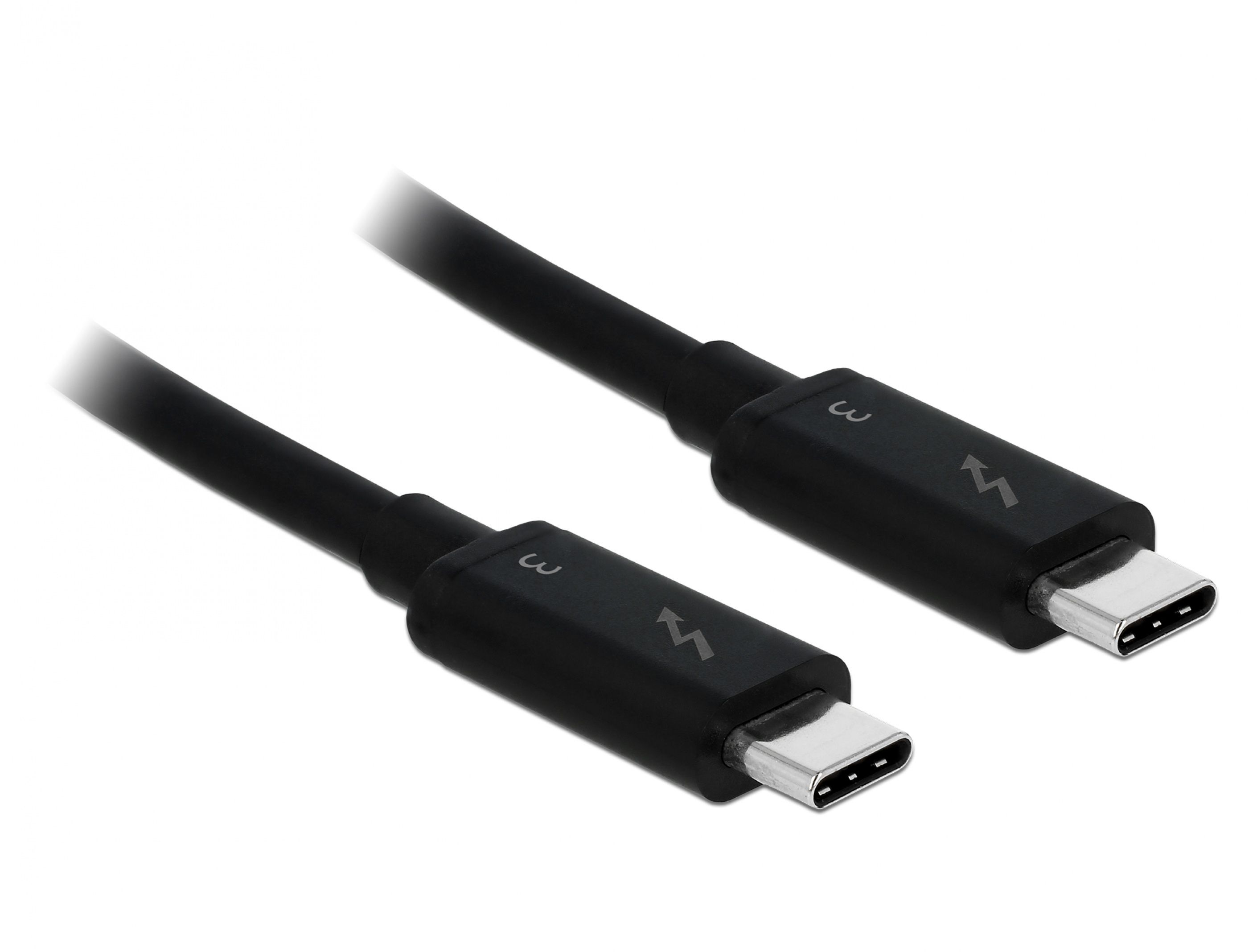 Cablu Lindy Thunderbolt 3, 2m, Passive, negru