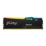 Memorie Kingston FURY Beast 64 GB DDR5 5600 MHz CL36, kit 2 x 32 GB, XMP 3.0 / EXPO, Negru, RGB
