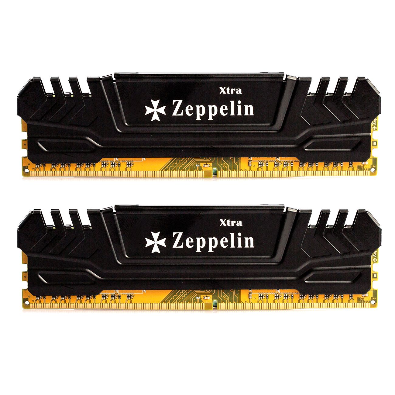 Memorie Zeppelin Xtra 16 GB DDR4 2133 MHz CL15, kit 2 x 8 GB, Negru-galben