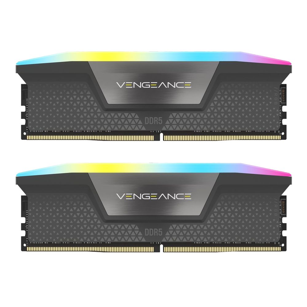 Memorie Corsair Vengeance 32 GB DDR5 6000 MHz CL30, kit 2 x 16 GB, EXPO, Gri, RGB