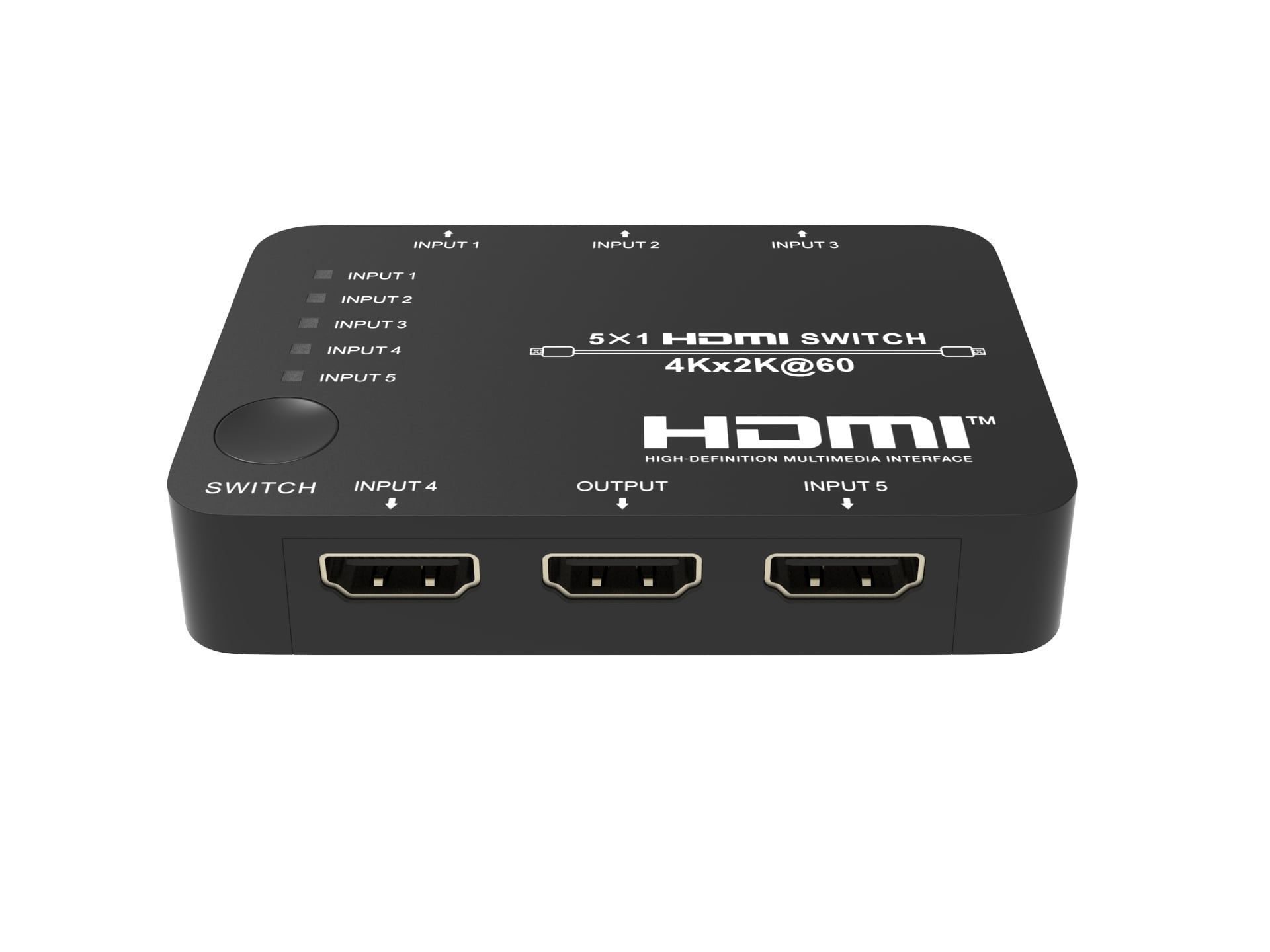 Switch HDMI2.0b 5x1 4K@60Hz 4:4:4, HDCP2.2, 3D cu telecomanda