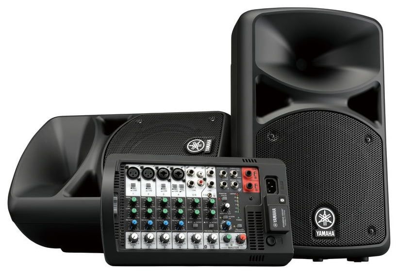 Sistem portabil PA 2x200W YAMAHA STAGEPAS 400BT, Mixer detasabil, Bluetooth