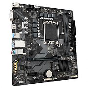 Placa de baza GIGABYTE B760M H DDR4, socket 1700, 2x DDR4 UDIMM, 4x SATA, 2x NVMe, 12x USB-A, mATX