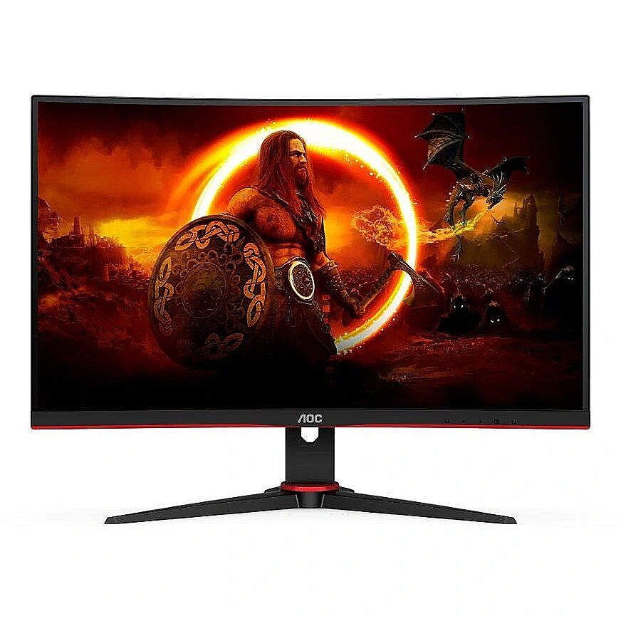Monitor 27 inch LED AOC C27G2E/BK 1920 x 1080 pixeli, 165 Hz, 4 ms, Negru