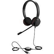 Jabra Evolve 20 USB-C MS Stereo Căști Prin cablu Bandă de fixare pe cap Birou/Call center USB tip-C Negru