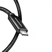 USB-C la USB-C 2.0, 1.5m, PD 240W, 5A, matisat, conector aluminiu, Negru