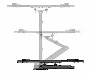 Suport TV de perete Serioux TV61-443, compatibilitate  dimensiune ecran: 32 -70 , compatibilitate VESA: 200x100, 200x200, 300x200, 400x200, 300x300, 400x300, 400x400, greutate maximă suportata:  50kg, distanta fata de perete: 78~442mm, inclinare:  +3°~-15°, pivotare: +90°~-90°, nivel ecran: +3°~-3°