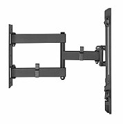 Suport TV de perete Serioux TV61-443, compatibilitate  dimensiune ecran: 32 -70 , compatibilitate VESA: 200x100, 200x200, 300x200, 400x200, 300x300, 400x300, 400x400, greutate maximă suportata:  50kg, distanta fata de perete: 78~442mm, inclinare:  +3°~-15°, pivotare: +90°~-90°, nivel ecran: +3°~-3°