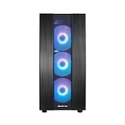 CARCASA Chieftec  HUNTER 2 , Middle Tower, ATX fara sursa, sticla securizata,  4xfan ARGB,  USB 3.2 gen 1 x 1, USB Type-C x 1,  Jack 3.5 mm, mesh pt. filtrare praf, HUB, fan controller,  GS-02B-OP  (timbru verde 0.08 lei)