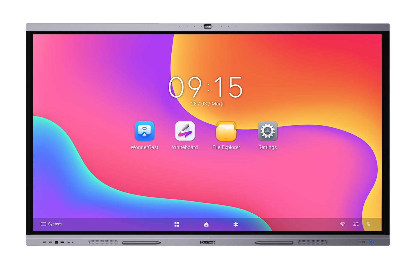 Display Interactiv 75  HORIZON Seria A3C Android 13 eligibil PNRR/PNRAS/C15/INFOLAB