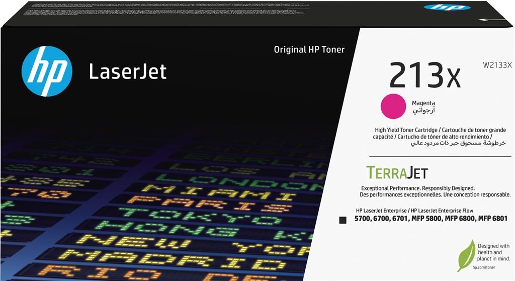 Cartus toner HP W2133X ,Magenta ,6000 pagini ,Original (213x)