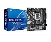 Placa de baza ASRock H610M-HVS/M.2 R2.0, socket 1700, 2x DDR4 UDIMM, 4x SATA, 1x NVMe, 10x USB-A, mATX