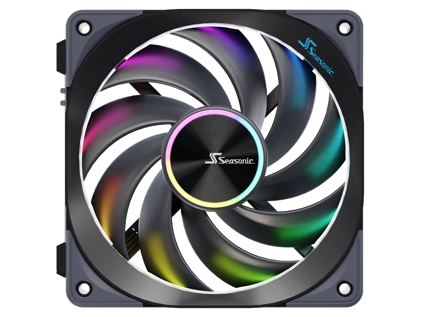 Ventilator Seasonic MAGFLOW-1 ARGB ,120 x 120 x 26 mm ,600 - 2000 rpm ,Negru ,ARGB
